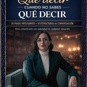 Manual: "Qué decir - cuando no sabes - qué decir"